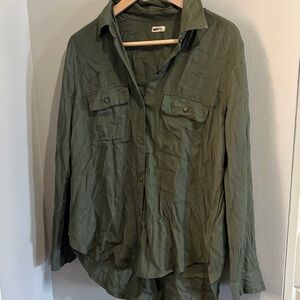 Holster Olive Green Button-Up Shirt